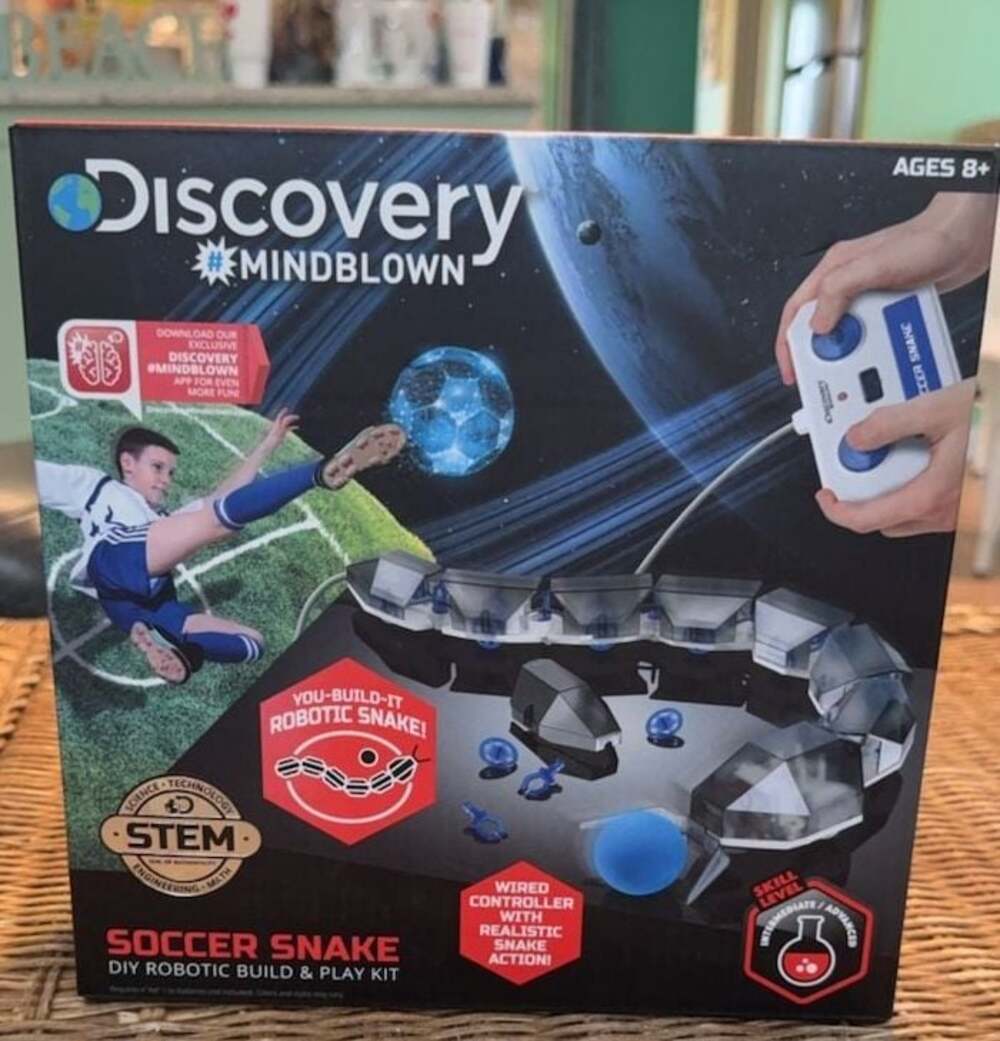 Discovery #Mindblown Soccer Snake DIY Robotic Build & Play Kit